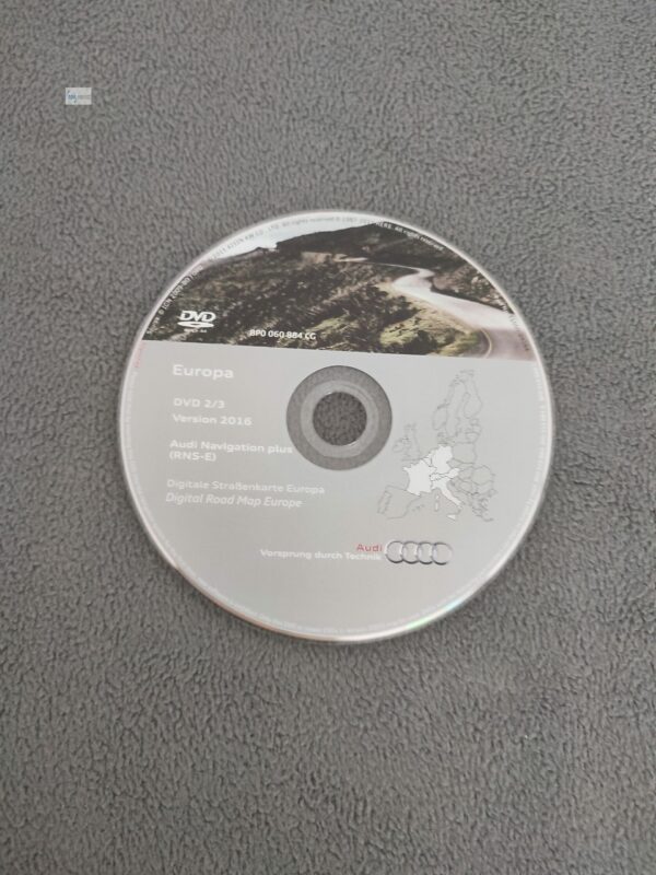 AUDI RNS-E Navigations-Update DVD2 Deutschland Frankreich Italien Alpen Benelux 2016