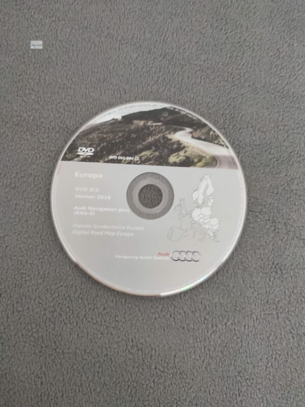 AUDI RNS-E Navigations-Update DVD3 Deutschland Osteuropa Skandinavien 2016