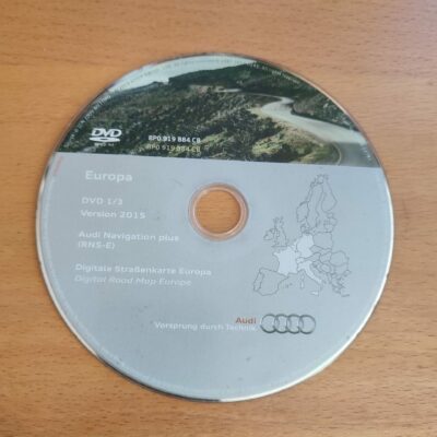 AUDI RNS-E Navigations-Update DVD Deutschland Frankreich Italien Alpen Benelux 2015