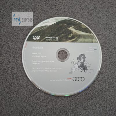 AUDI RNS-E Navigation DVD Deutschland Italien Osteuropa Skandinavien 2014