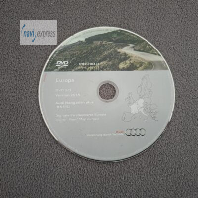 AUDI RNS-E Navigation DVD Deutschland Frankreich Italien Alpen Benelux 2015