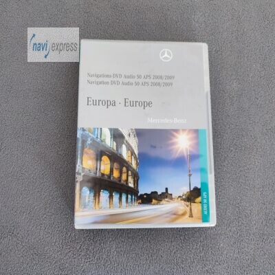 Mercedes-Benz Navigation DVD Set AUDIO 50 APS NTG 2.5 EUROPA 2008/2009