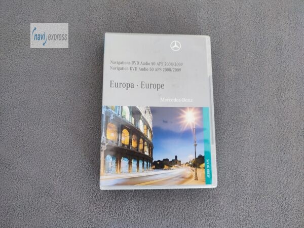 Mercedes-Benz Navigation DVD Set AUDIO 50 APS NTG 2.5 EUROPA 2008/2009