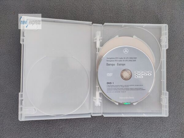 Mercedes-Benz Navigation DVD Set AUDIO 50 APS NTG 2.5 EUROPA 2008/2009 – Bild 4