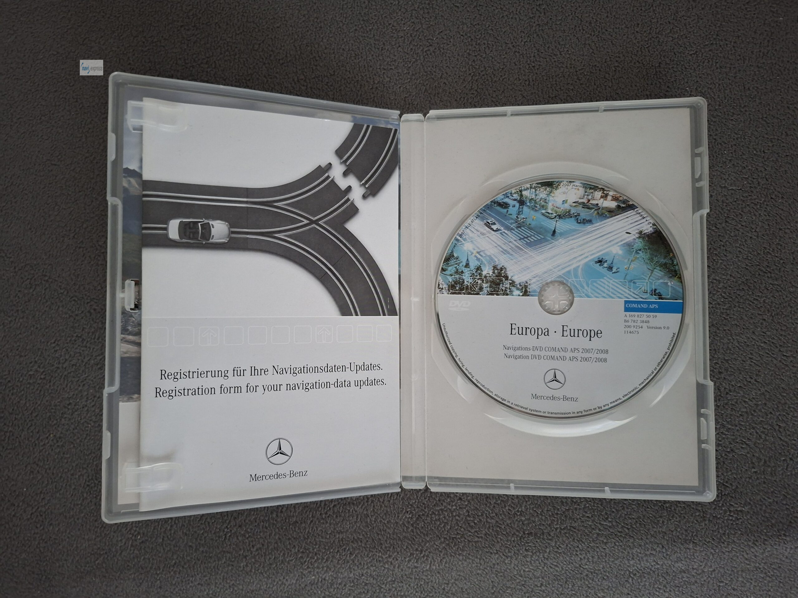 Mercedes-Benz Navi DVD COMAND APS NTG2 Europa 2007/2008 Version 9.0 – Bild 4