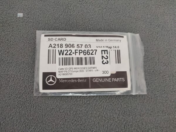 Erstinstallation Aktivierung Navigation SD Karte Mercedes GARMIN MAP PILOT Europa 2020 V14.0 AUDIO 20 NTG5 STAR1
