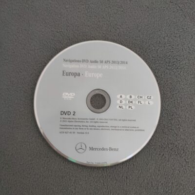 Mercedes-Benz Audio 50 APS NTG2.5 Navigation DVD DEUTSCHLAND 2013/2014