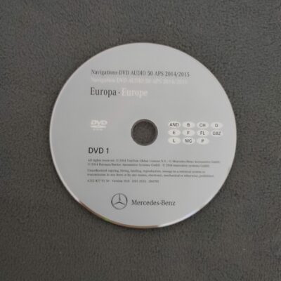 Mercedes-Benz Navi DVD Audio 50 APS NTG4-212 Deutschland France Spanien 2014/2015 A2128279159 lachs