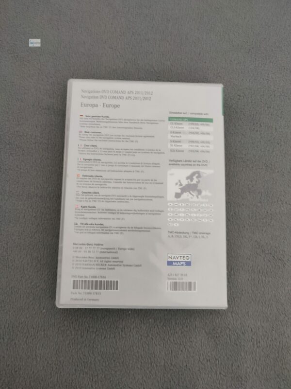 Mercedes-Benz Navigations-DVD COMAND APS NTG1 Europa 2011/2012 Version 12.0 Grün – Bild 2