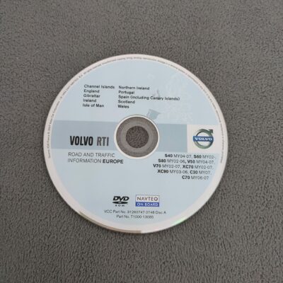 Volvo RTI Navigations-DVD MY02-07 Disc A Spanien Portugal Großbritannien Irland 2007
