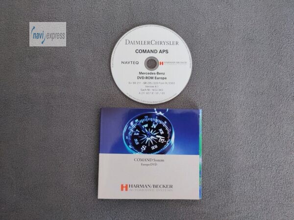 Mercedes Benz Navigation DVD COMAND APS NTG1 Europa 2004 Version 4.1 Grün