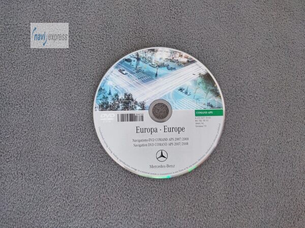 Mercedes Benz Navigations-DVD COMAND APS NTG1 Europa 2007/2008 Version 7.0 Grün