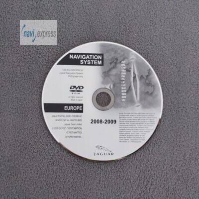 DVD Navigation JAGUAR Deutschland Benelux Skandinavien Italien 2008/2009 DENSO XF X250 XK X150