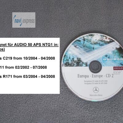 Mercedes-Benz Navigation CD Audio 50 APS NTG1 Deutschland 2008 A2118271165