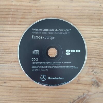 Mercedes-Benz Navigations-CD Audio 50 APS NTG1 DEUTSCHLAND ALPEN 2016/2017 A2118270601 rot