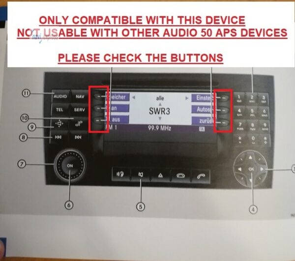 Mercedes-Benz Navigations-CD Audio 50 APS NTG2 DEUTSCHLAND ALPEN 2015/2016 A1698270000 orange – Bild 2
