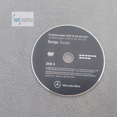 Mercedes-Benz Navi DVD Audio 50 APS NTG4-212 Deutschland Skandinavien 2016/2017 A2128270465 lachs
