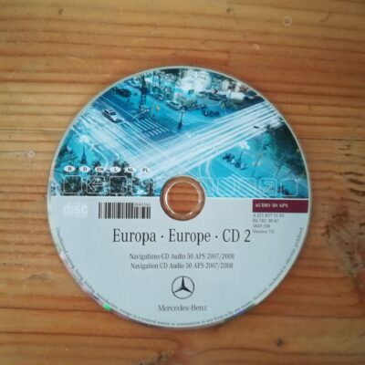 Mercedes-Benz Navigations-CD Audio 50 APS NTG1 DEUTSCHLAND BENELUX DK PL 2007/2008 A2118271165 rot