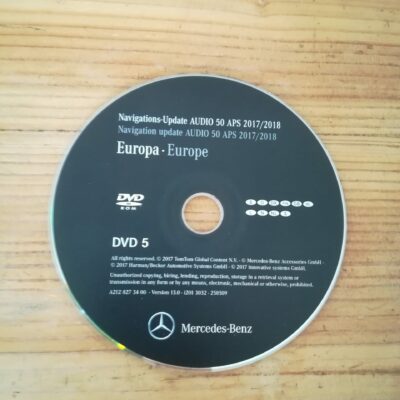 Mercedes-Benz Navigations-DVD Audio 50 APS NTG4-212 DVD5 Deutschland Skandinavien 2017/2018 A2128273400 lachs