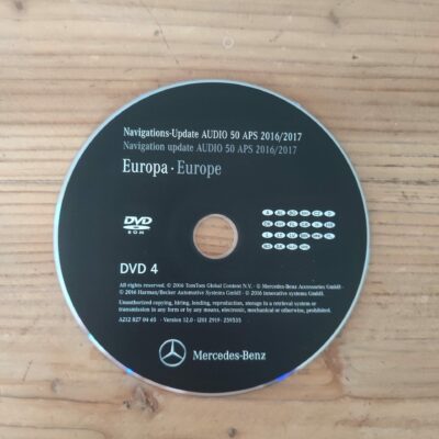 Mercedes-Benz Navi DVD Audio 50 APS NTG4-212 Deutschland Osteuropa 2016/2017 A2128270465 lachs
