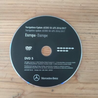Mercedes-Benz Navigations-DVD Audio 50 APS NTG4-212 DVD5 Deutschland Skandinavien 2016/2017 A2128270465 lachs