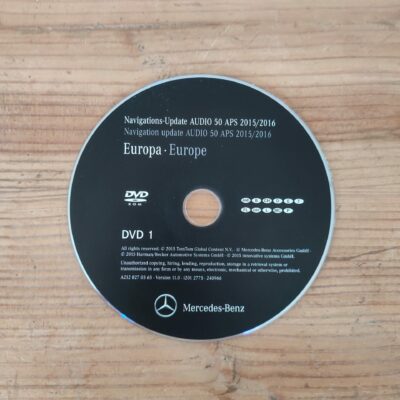 Mercedes-Benz Navi DVD Audio 50 APS NTG4-212 Deutschland Frankreich Spanien 2015/2016 A2128270365 lachs