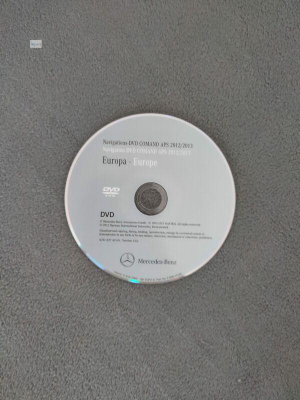Mercedes Benz Navigations-DVD COMAND APS NTG1 Europa 2012/2013 Version 13.0 A2118274265