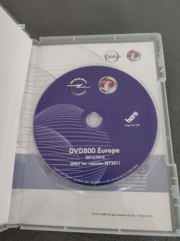 Navigations-DVD OPEL DVD 800 Navi mit Modelljahr 2011 Europa 2015/2016 - Image 3