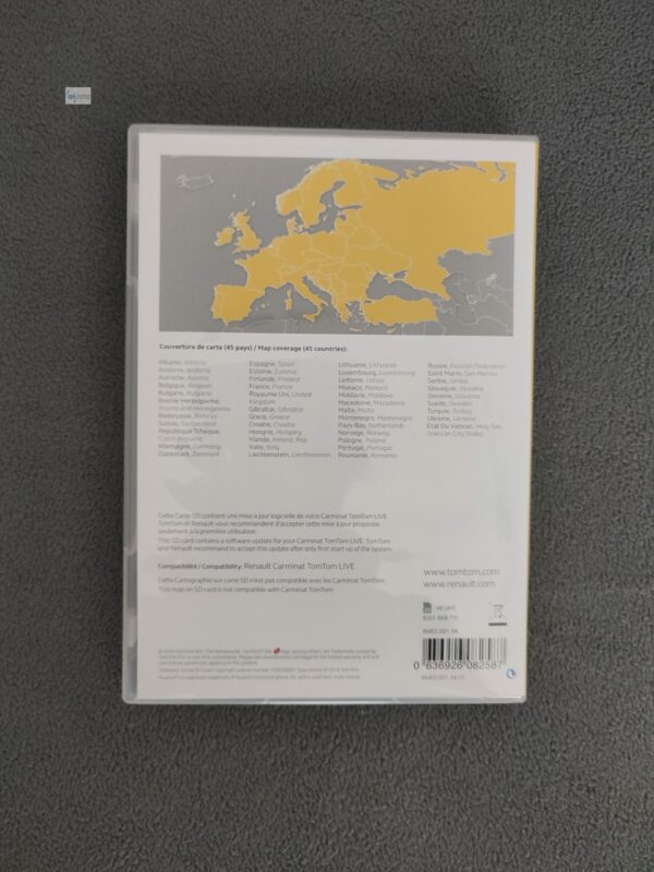 Renault Carminat TomTom LIVE SD Karte Europa 2016 Map Version 9.65 – Bild 2
