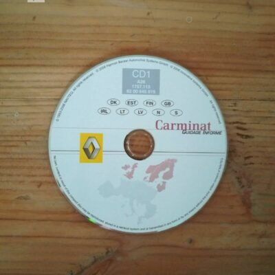 Renault Carminat Guidage Informe SH3 (Carminat 1) Navigation CD Great Britain Scandinavia 2007 A26
