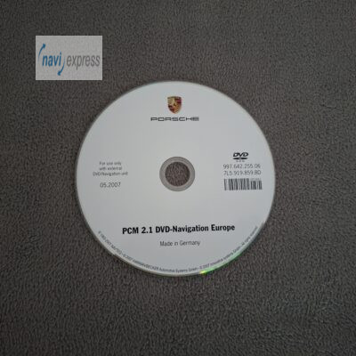 Porsche PCM 2.1 Navigations-DVD Europa 05.2007 997.642.255.06 7L5.919.859.BD