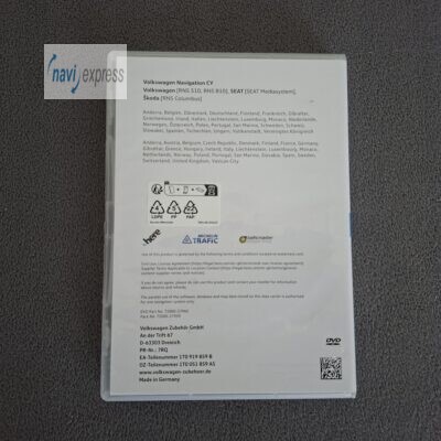 Volkswagen Navigation CY DVD Europa West V17 von 2020 Final Update