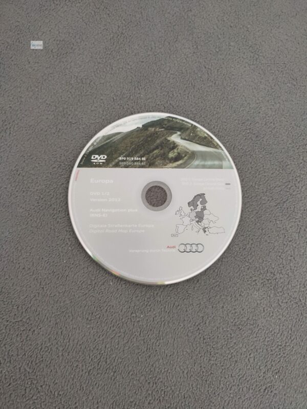 AUDI RNS-E Navigations-Update DVD1 Deutschland Westeuropa 2012 8P0919884BE