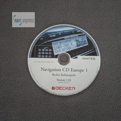 BECKER Navigations-CD Indianapolis (Pro) Deutschland Alpen BeNeLux 2004 Version 1.01