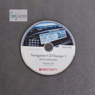 BECKER Navigations-CD Indianapolis (Pro) Deutschland Alpen BeNeLux 2004 Version 1.01