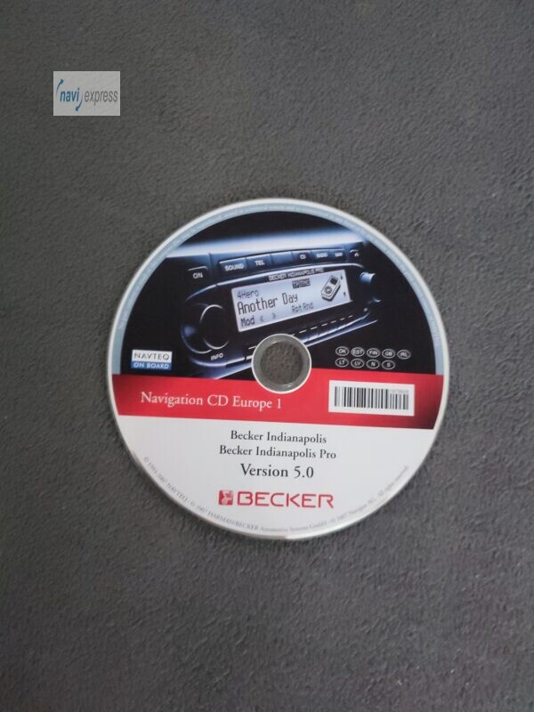 BECKER Navigations-CD Indianapolis (Pro) Great Britain Ireland Skandinavien 2007/2008 Version 5.0