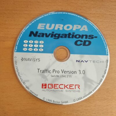 BECKER Navigations-CD Traffic Pro / DTM Deutschland Westeuropa 1999 Version 3.0