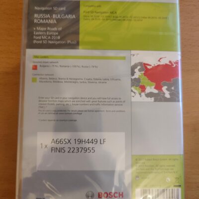 FORD MCA Navigation SD Karte Russland Bulgarien Rumänien 2018 A66SX19H449LF