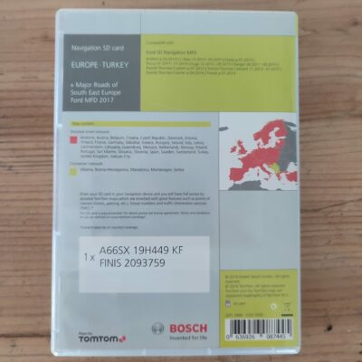 FORD MFD SYNC 1 Navigation SD Karte Europa 2017 A66SX19H449KF