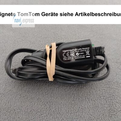 TomTom TMC Traffic Receiver Verkehrsfunkempfänger und Ladekabel 4UUC5 (Micro USB)