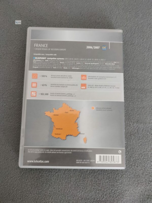 Navigations-CD Blaupunkt Travelpilot DX France Frankreich 2006/2007 - Image 2