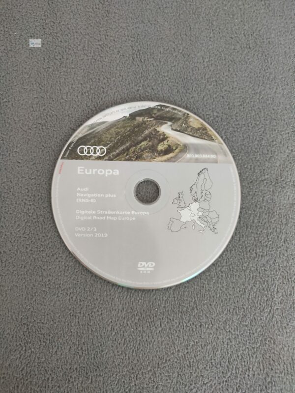 AUDI RNS-E Navigations-Update DVD2 Deutschland Frankreich Italien Alpen Benelux 2019