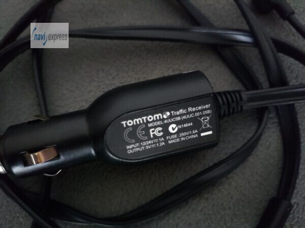 Original TomTom TMC Traffic Receiver Verkehrsfunkempfänger und Ladekabel 4UUC5B (Micro USB) – Bild 2