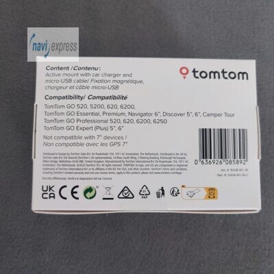 TomTom Aktiv Magnethalterung und Ladegerät für GO 520 5200 620 6200 9UUB.001.40