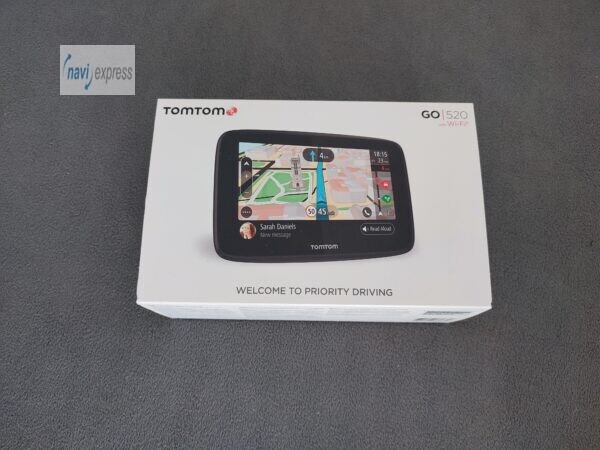 TomTom GO 520 5 Zoll PKW Navi Welt-Karten & TomTom Traffic & WiFi & Radarwarner