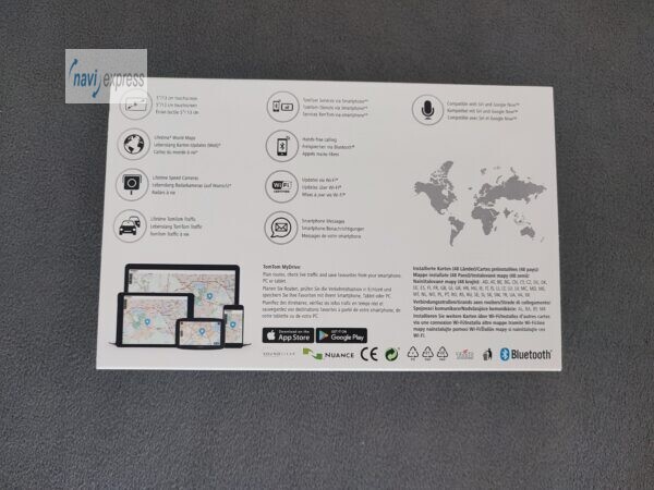TomTom GO 520 5 Zoll PKW Navi Welt-Karten & TomTom Traffic & WiFi & Radarwarner - Image 2