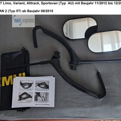 EMUK Wohnwagenspiegel 100165 VOLKSWAGEN VW GOLF 7 & TOURAN 2