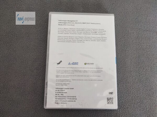 Volkswagen Navigation CY DVD Europa West V17 von 2020 Final Update – Bild 2