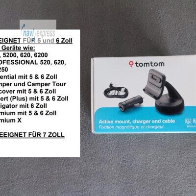 TomTom Aktiv Magnethalterung und Ladegerät für GO 520 5200 620 6200 9UUB.001.40