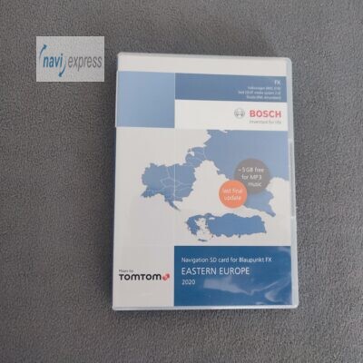 Bosch Navigation SD Karte für Blaupunkt FX Deutschland Osteuropa 2020 V12 Final Update